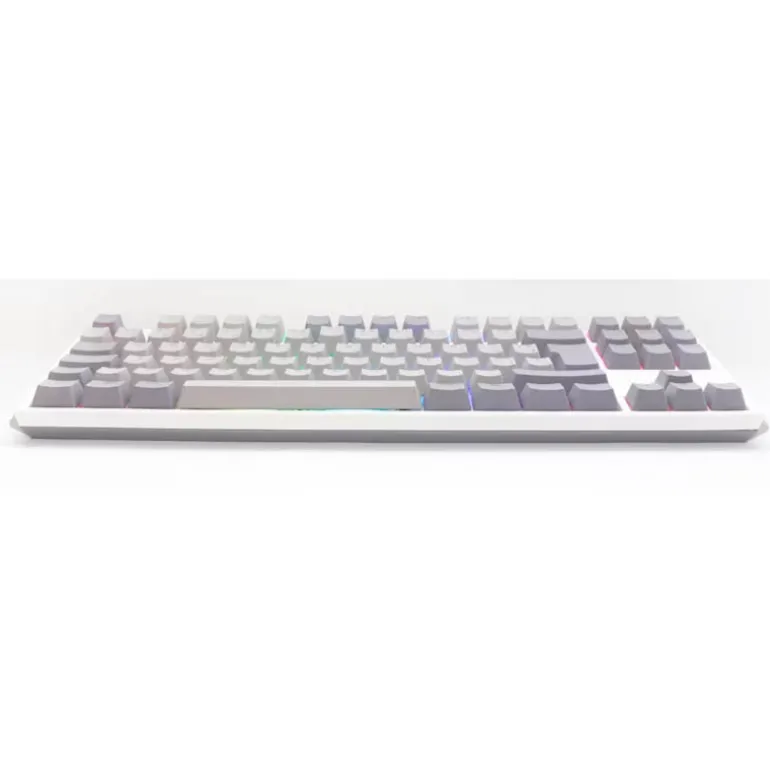 Teclado Ducky One 3 Mist TKL ISO-ES RGB Hot-Swappable Switch MX Speed Silver Gris