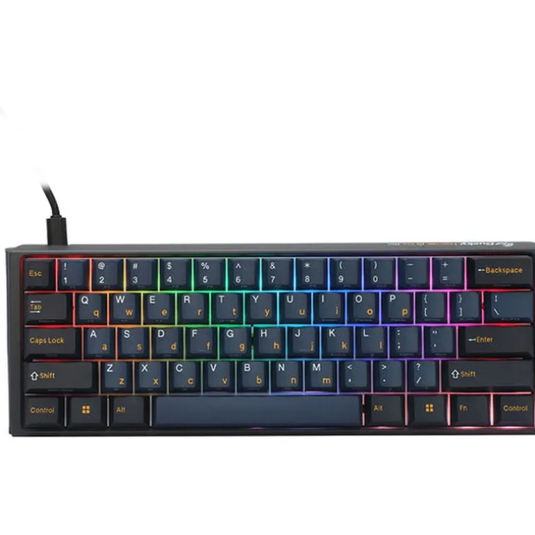 Teclado Ducky ONE 3 Pro Nazca Line 60% RGB 8K Poll MX2A-Blue
