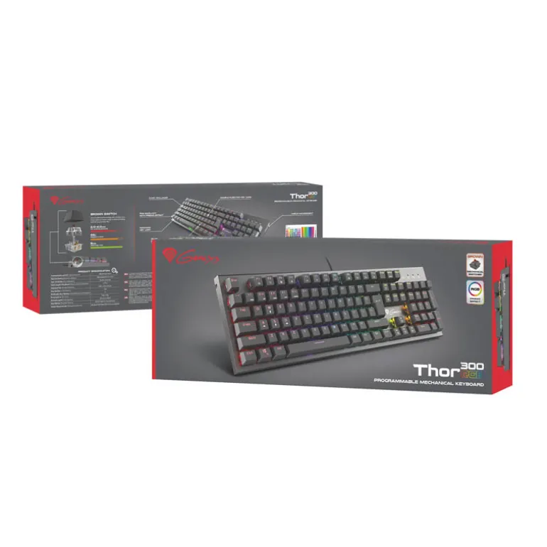 Teclado Genesis Thor 300 Red Switch
