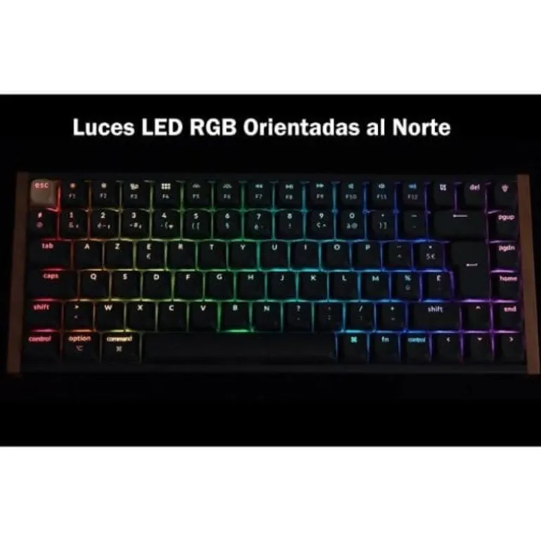 Teclado Keychron K2 HE ISO-ES RGB He-Swappable Switch Gateron Nebula Edición Especial