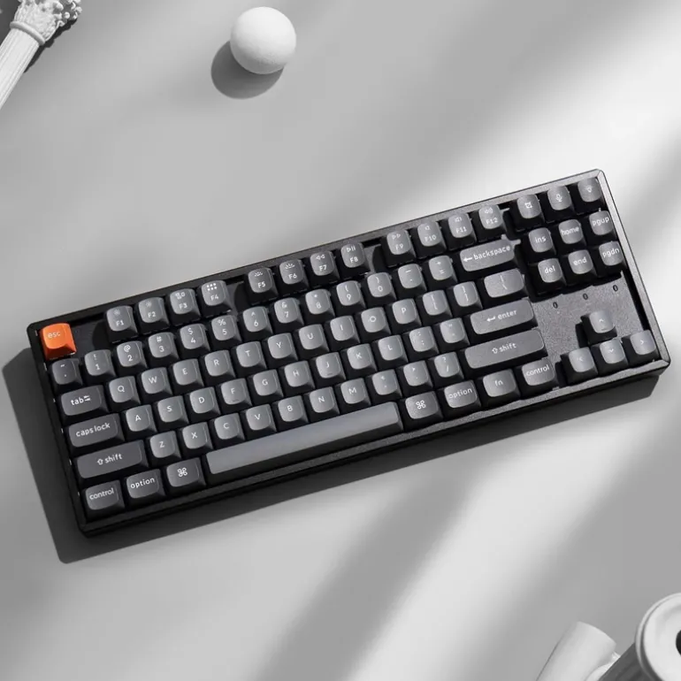 Teclado Keychron K8 Max ISO-ES RGB Hot-Swappable Switch Banana Backlight Aluminum