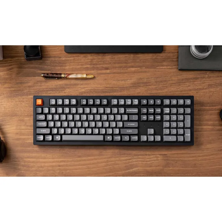 Teclado Keychron K10 Max ISO-ES RGB Max-Swappable Switch Blacklight Banana