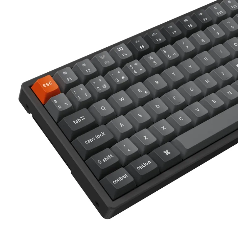 Teclado Keychron K2 Max Swappable RGB Backlight Aluminum Red Switch Negro