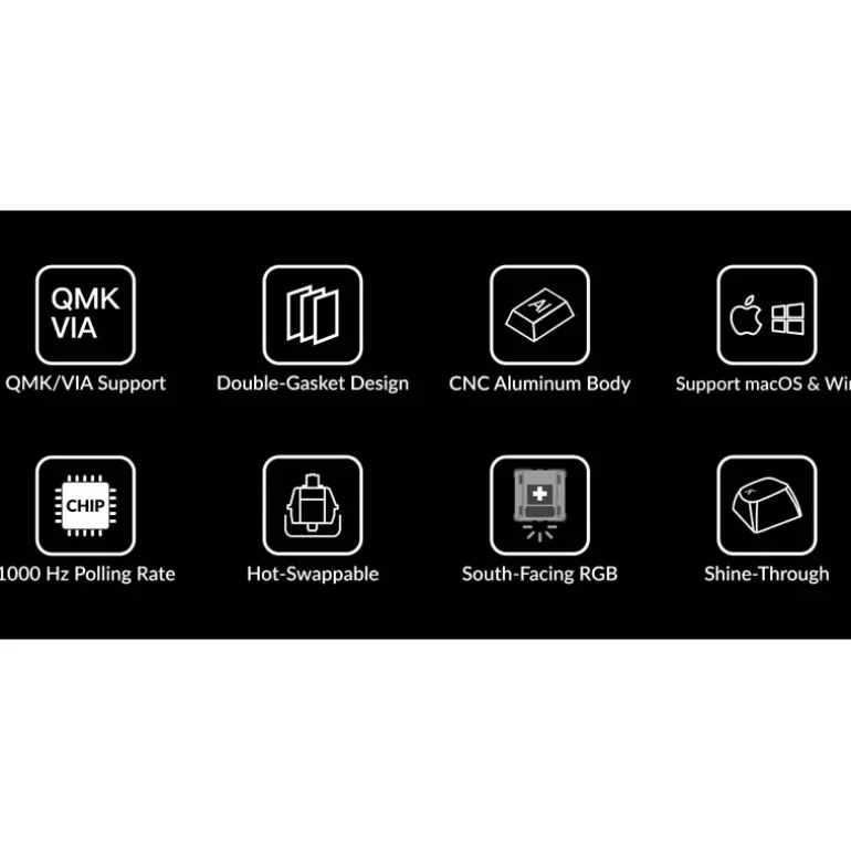 Teclado para Mac y Windows Keychron Q7 ISO-ES RGB Hot-Swappable Switch Gateron G Pro Brown