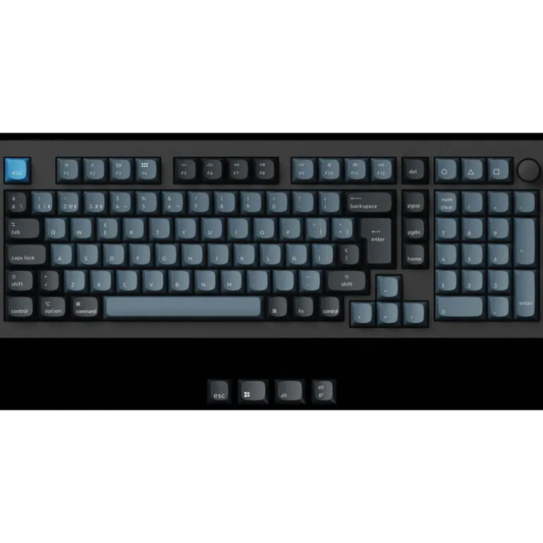 Teclado para Mac y Windows Keychron V5 ISO-ES RGB Hot-Swappable Switch K Pro Mechanical Red