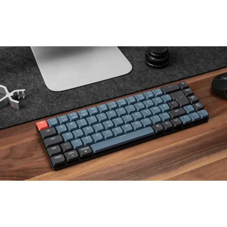Teclado para Mac y Windows Keychron K7 Pro ISO-ES RGB Hot-Swappable Switch Low Profile Mechanical Red Wireless