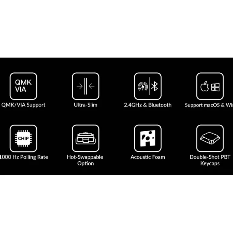 Teclado para Mac y Windows Keychron K3 Max Slim ISO-ES Hot-Swappable Switch Low Profile Optical Red Wireless