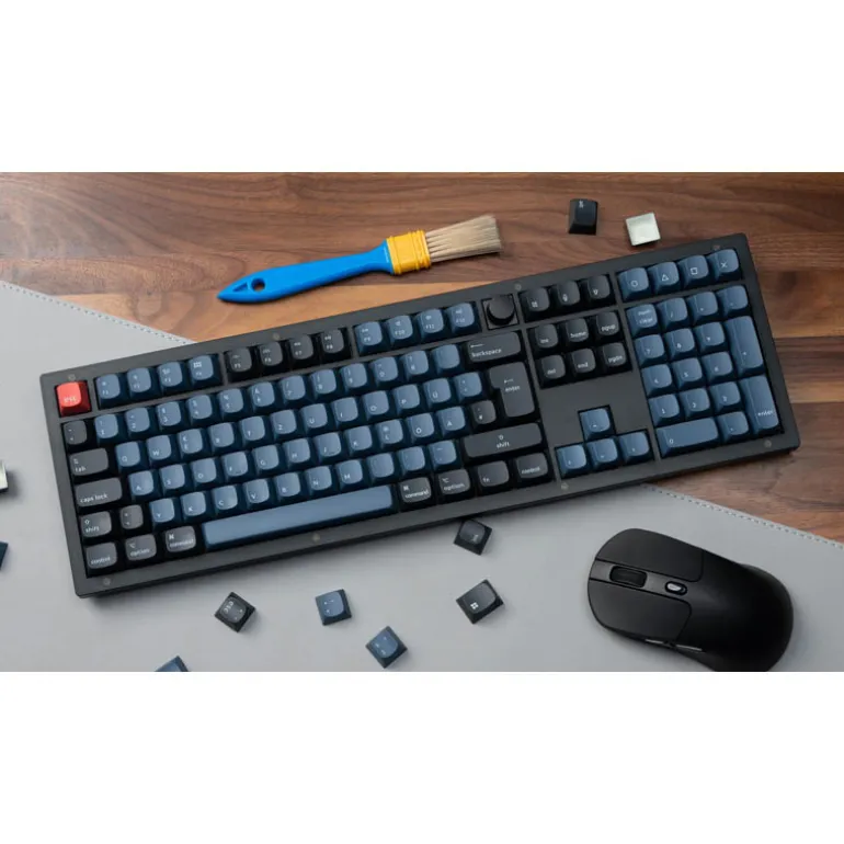 Teclado para Mac y Windows Keychron V6 ISO-ES RGB Hot-Swappable Switch K Pro Red
