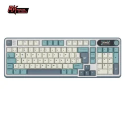 Teclado para Mac y Windows Royal Kludge R75 ISO-ES RGB Hot-Swappable Switch Silver Phantom
