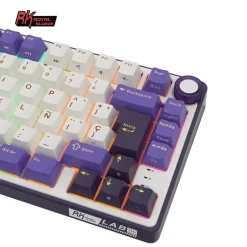 Teclado para Mac y Windows Royal Kludge RKR75 ISO-ES Hot-Swappable Switch Brown Blackberry