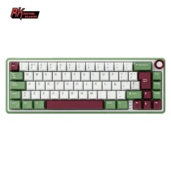 Teclado para Mac y Windows Royal Kludge RKR65 ISO-ES Hot-Swappable Switch Brown Green Sand