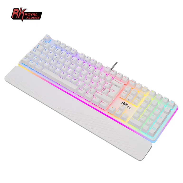 Teclado para Mac y Windows Royal Kludge RK918 ISO-ES RGB Switch Red Negro
