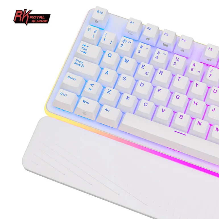 Teclado para Mac y Windows Royal Kludge RK918 ISO-ES RGB Switch Red Negro