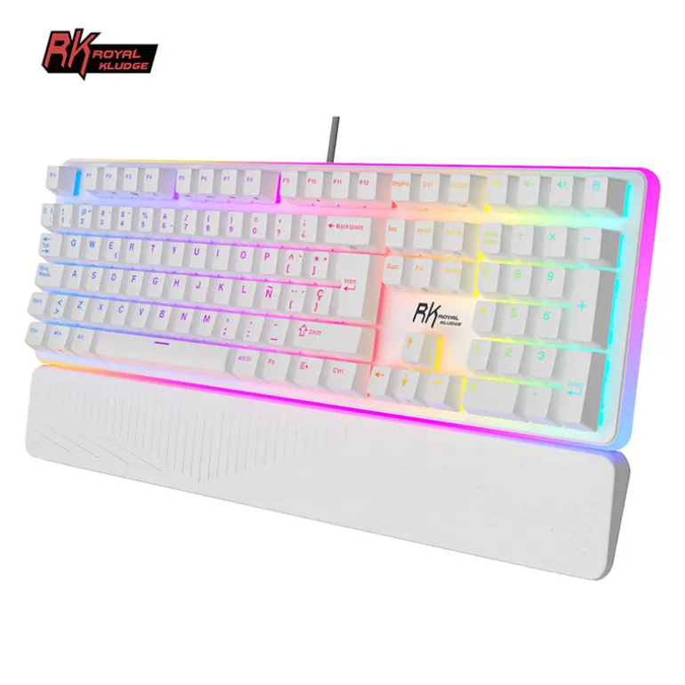 Teclado para Mac y Windows Royal Kludge RK918 ISO-ES RGB Switch Red Negro