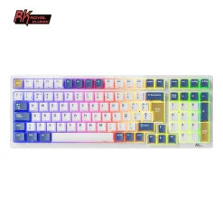 Teclado para Mac y Windows Royal Kludge RK918 ISO-ES RGB Switch Red White