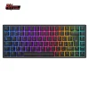 Teclado para Mac y Windows Royal Kludge RK84 ISO-ES Hot-Swappable Switch Brown Wireless Blanco