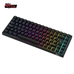 Teclado para Mac y Windows Royal Kludge RK84 ISO-ES Hot-Swappable Switch Brown Wireless Blanco