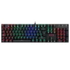 Teclado Redragon Mitra Gaming RGB Red Switch Negro