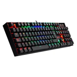 Teclado Redragon Mitra Gaming RGB Red Switch Negro