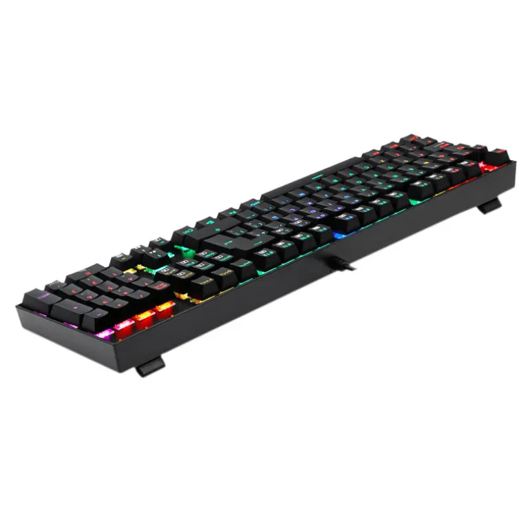Teclado Redragon Mitra Gaming RGB Red Switch Negro