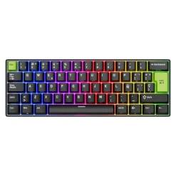 Teclado Royal Kludge RKC61 Hall Effect Magnetic Mint Switch Negro