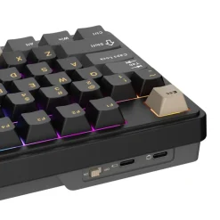 Teclado Royal Kludge RKN99 Tri Mode ISO-ES RGB Hot-Swappable Switch Violet Phantom