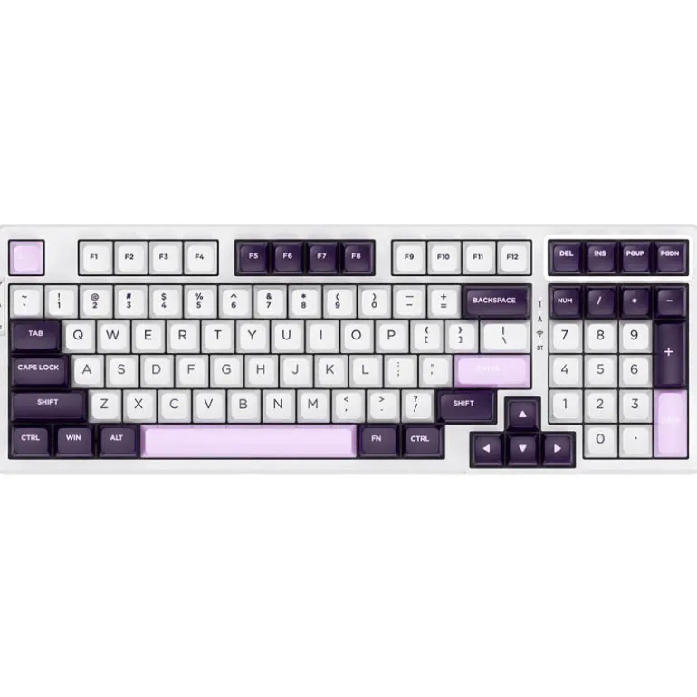 Teclado VGN V98Pro V2 ANSI RGB Hot-swappable Kailh Berry Ice Cream Switch