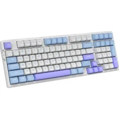 Teclado VGN V98Pro V2 ANSI RGB Hot-swappable Crystal Wine Switch