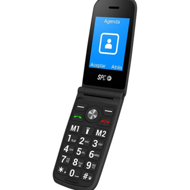 Teléfono Móvil SPC Titan Con Tapa Para Personas Mayores Negro