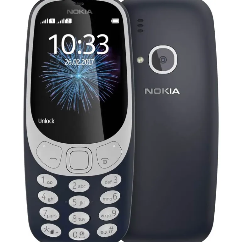 Teléfono Móvil Nokia 3310 2.4" 16MB 16MB 2G Azul Oscuro