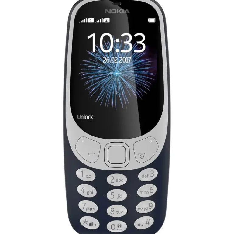 Teléfono Móvil Nokia 3310 2.4" 16MB 16MB 2G Azul Oscuro