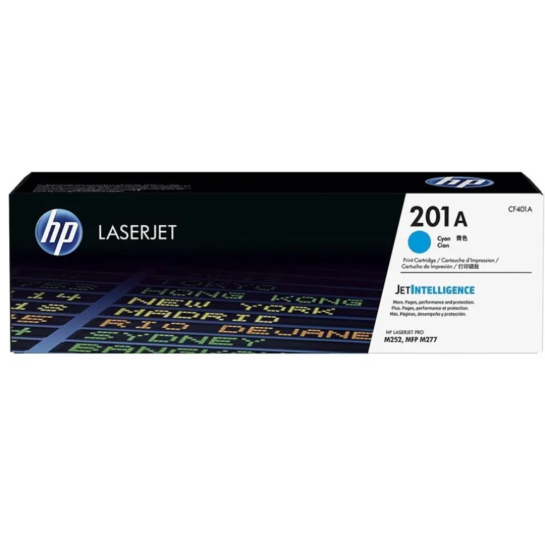 Tóner HP 201A Cian