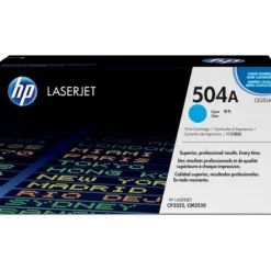 Tóner HP CE251A Nº 504A Cian