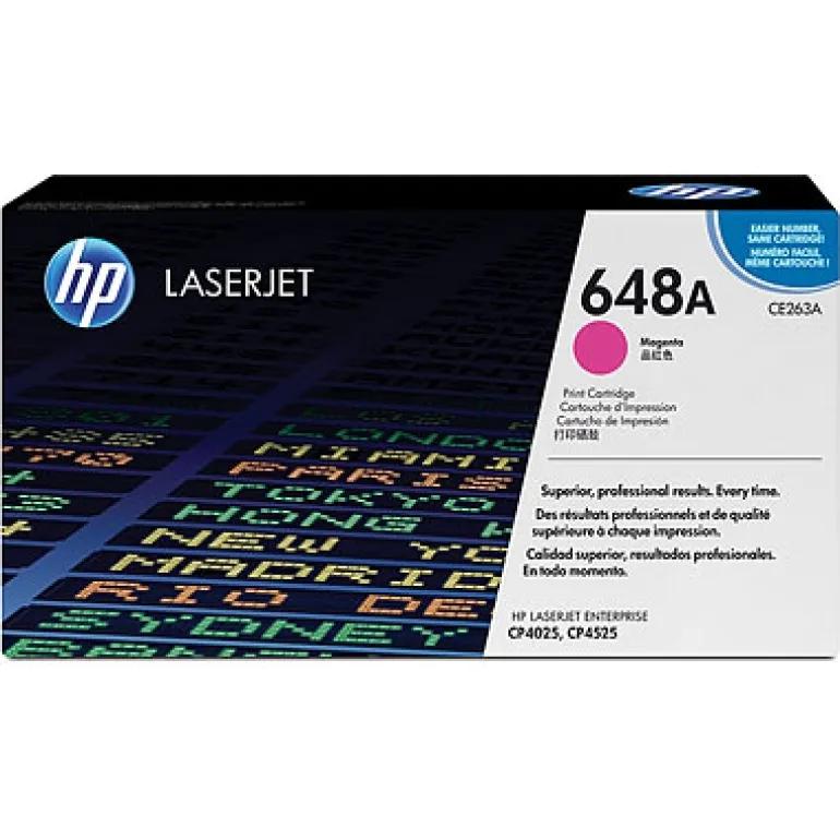 Tóner HP CE263A Nº 648A Magenta