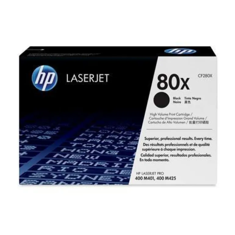 Tóner HP CF280X Nº80X Negro Alta Capacidad
