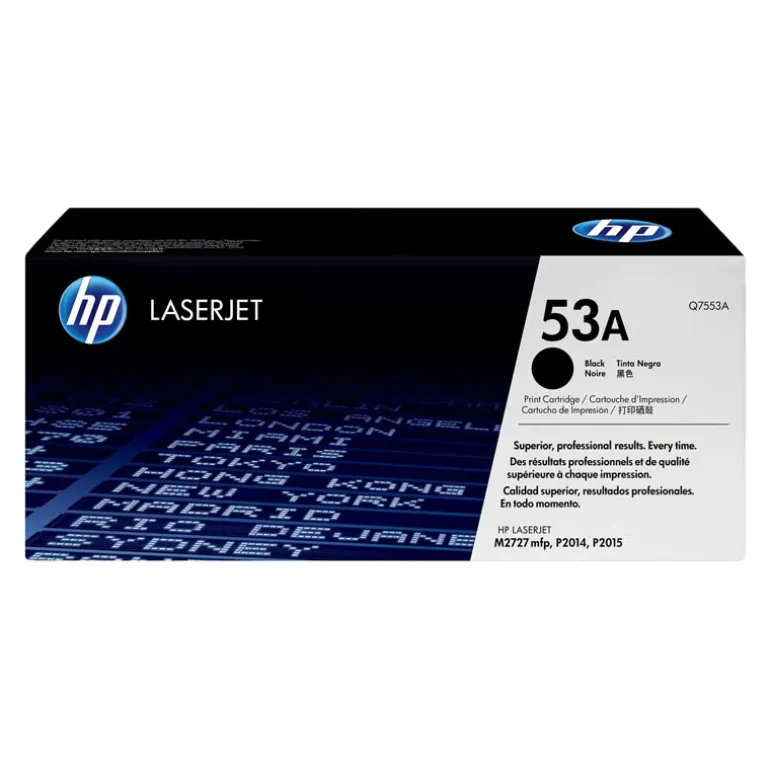 Tóner HP Laserjet 53A Q7553A Negro