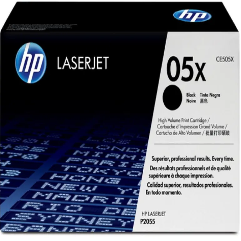 Tóner HP Laserjet HC CE505X Negro