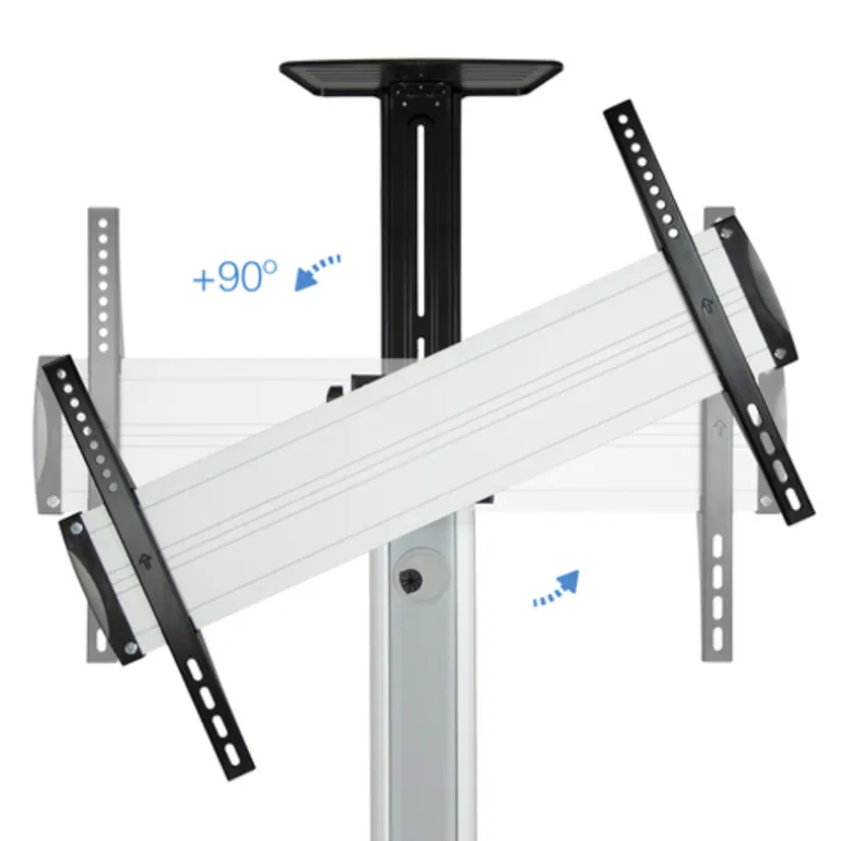 TooQ FS1870M-B 37-70" VESA 600x400 Max 50kg Gris - Soporte TV/Monitor