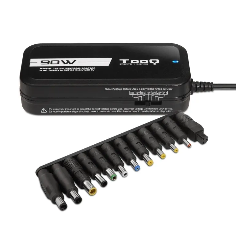 Tooq 90BS02M 90W Manual - Cargador Portátil