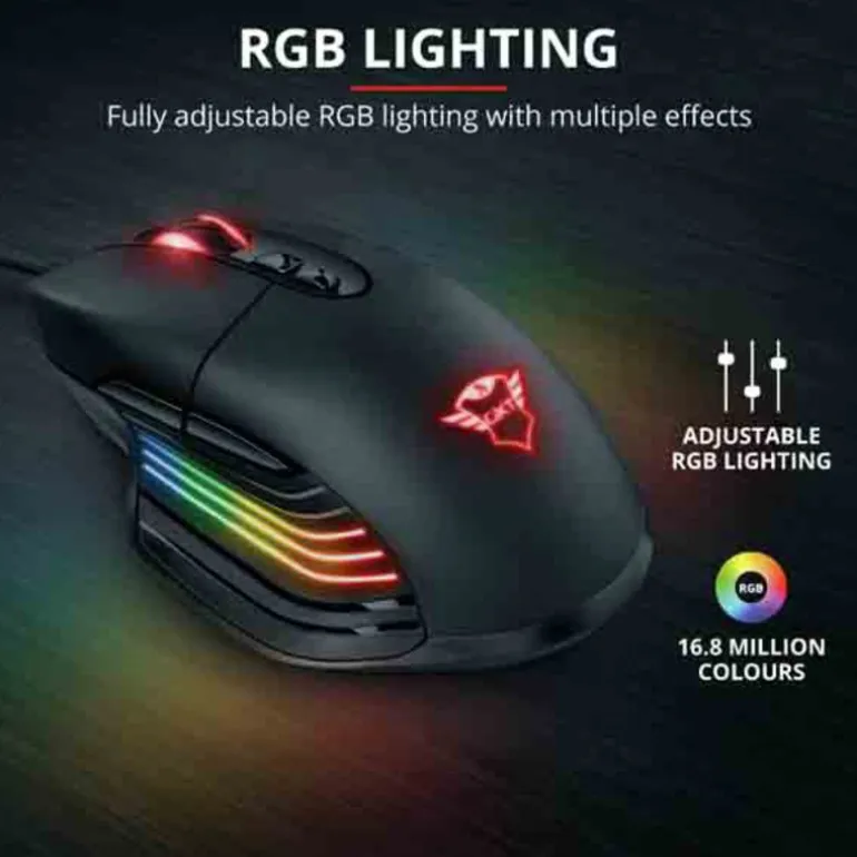 Trust GXT 940 Xidon RGB Gaming 10.000Dpi - Ratón