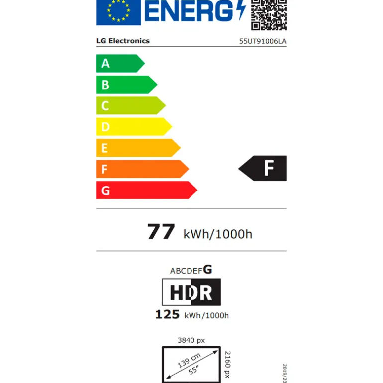 TV/Televisión LG AI 55UT91006LA 55" Smart TV LED UHD 4K 60Hz HDMI 2.1 HDR