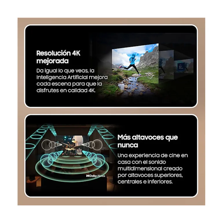 TV/Televisión Samsung Neo QN90D 50" Smart TV QLED 4K 120Hz HDMI 2.1 HDR