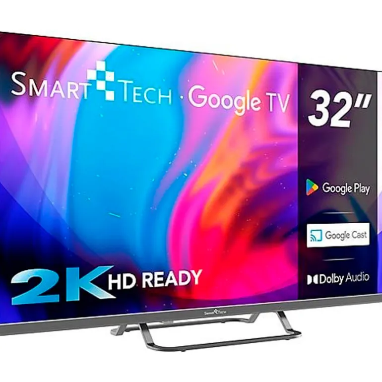 TV/Televisión Smart Tech 32HG01V 32" Google TV LED 2K 60Hz HDMI 1.4 HDR