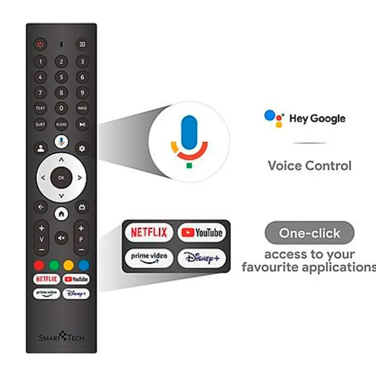 TV/Televisión Smart Tech 32HG01V 32" Google TV LED 2K 60Hz HDMI 1.4 HDR