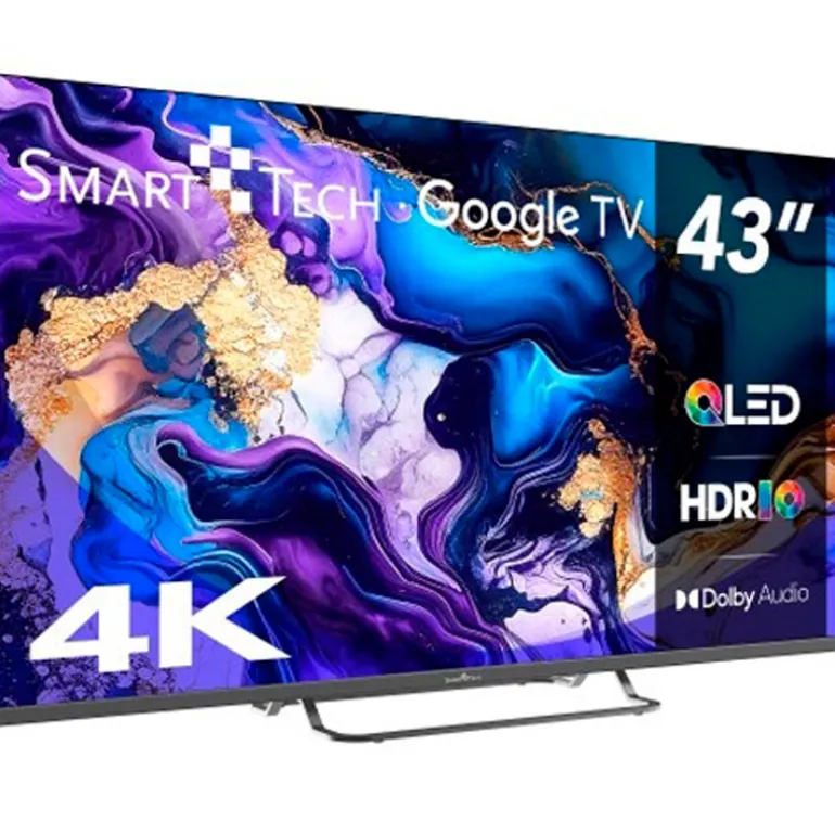 TV/Televisión Smart Tech 43QG02V 43" Google TV LED UHD 4K 60Hz HDMI 2.0 HDR