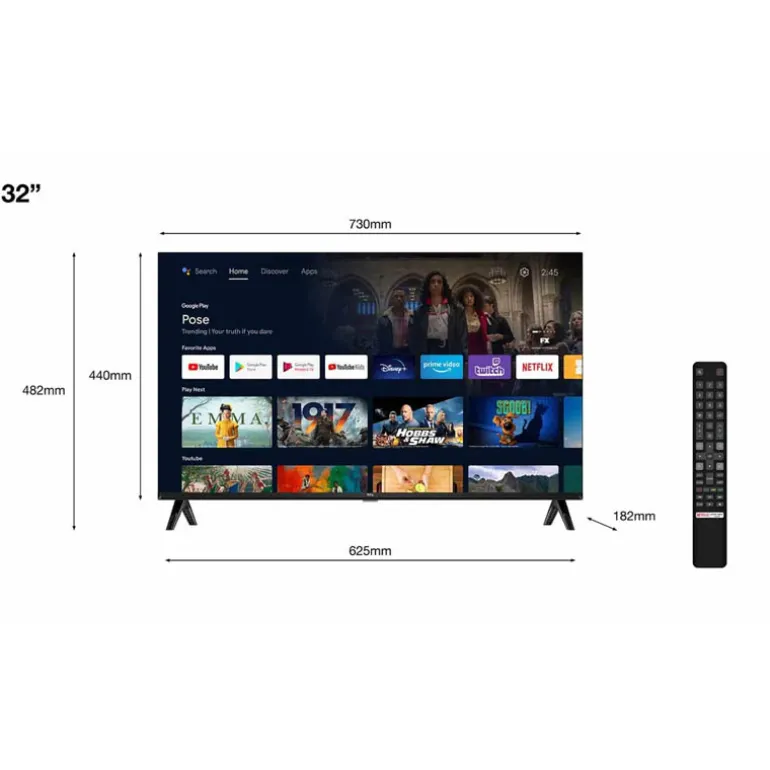 TV/Televisión TCL S54 32S5400A 32" HD HDR10