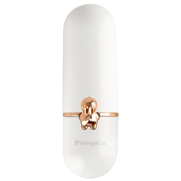 Ventilador Orbegozo Mano HF2500 Blanco/Oro Rosa