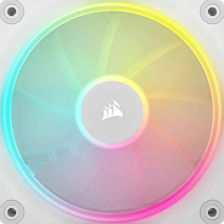 Ventilador Corsair iCUE LINK LX120 RGB 120mm PWM Triple Pack Blanco