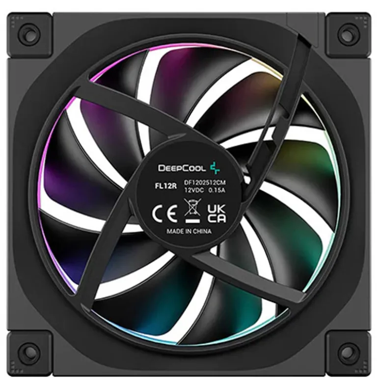 Ventilador DeepCool FL12R ARGB 120mm Negro