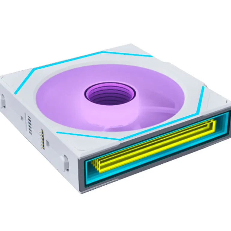 Ventilador Lian Li Uni Fan SL-INF Wireless ARGB 120mm Blanco
